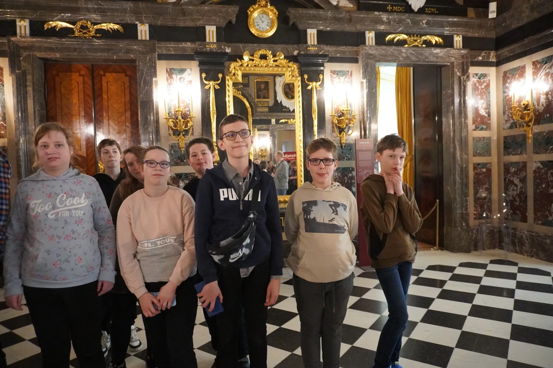 Lekcja historii w Zamku Królewskim.