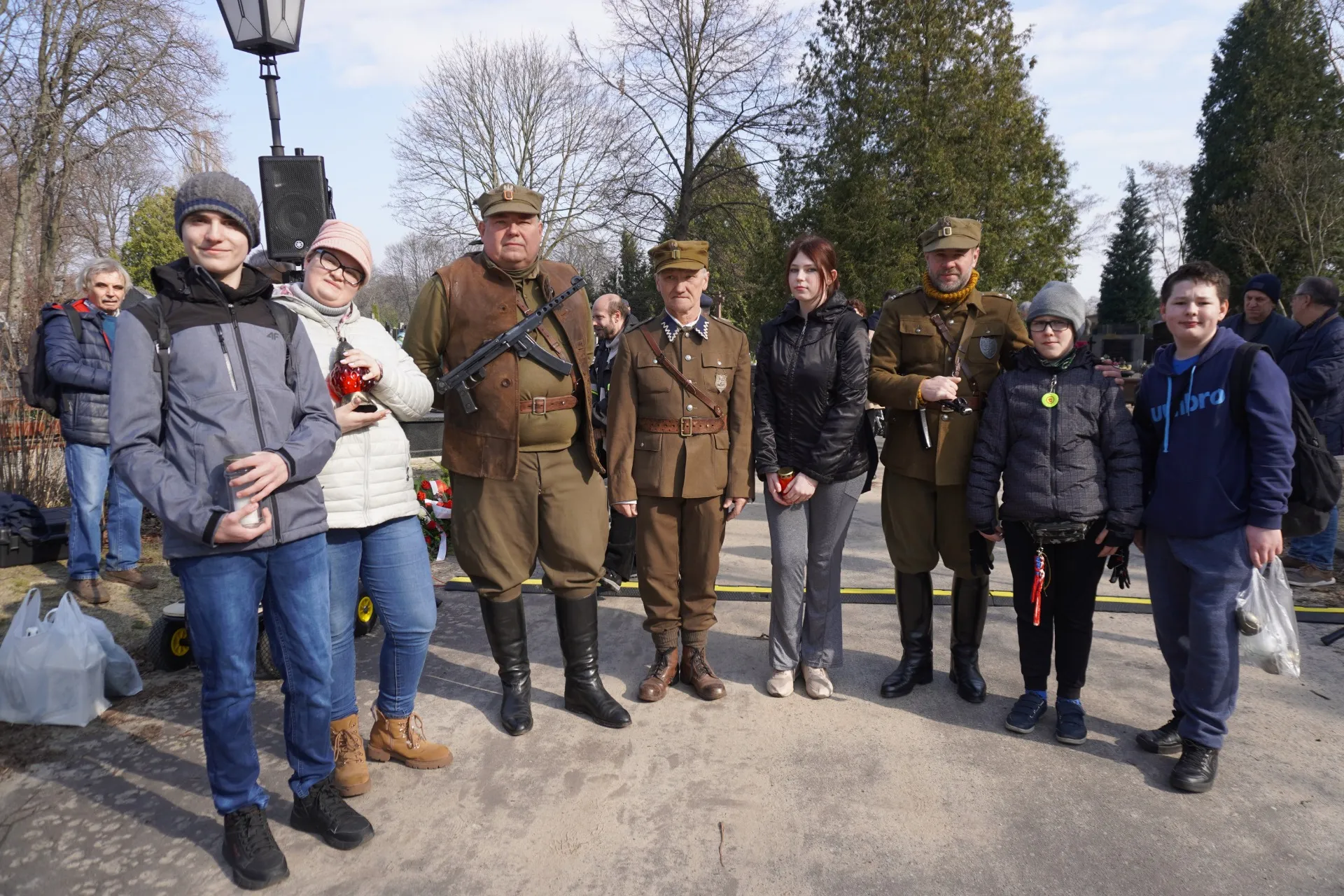Uroczystość na Bródnowskiej Łączce