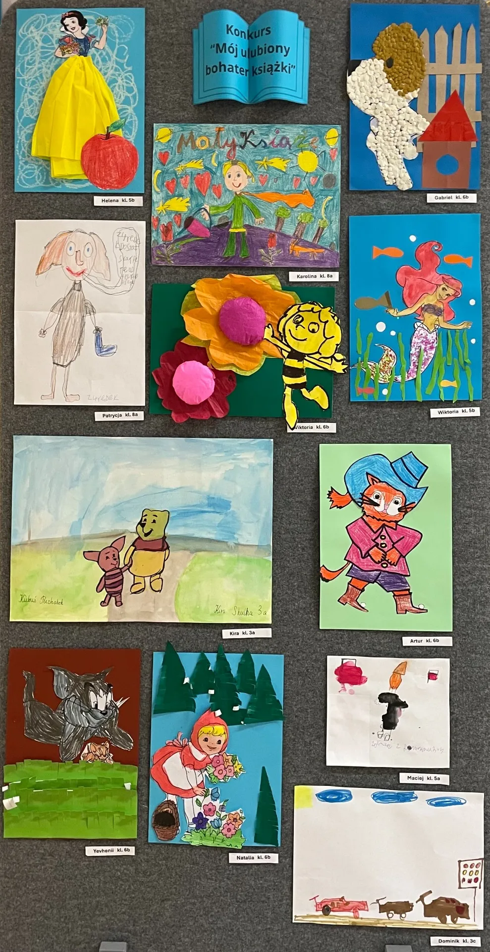 Rozstrzygnięcie konkursu „Mój ulubiony bohater książki”