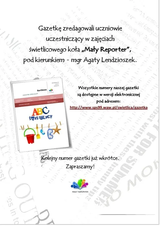 ABC Świetlicy Nr 1 2024/2025