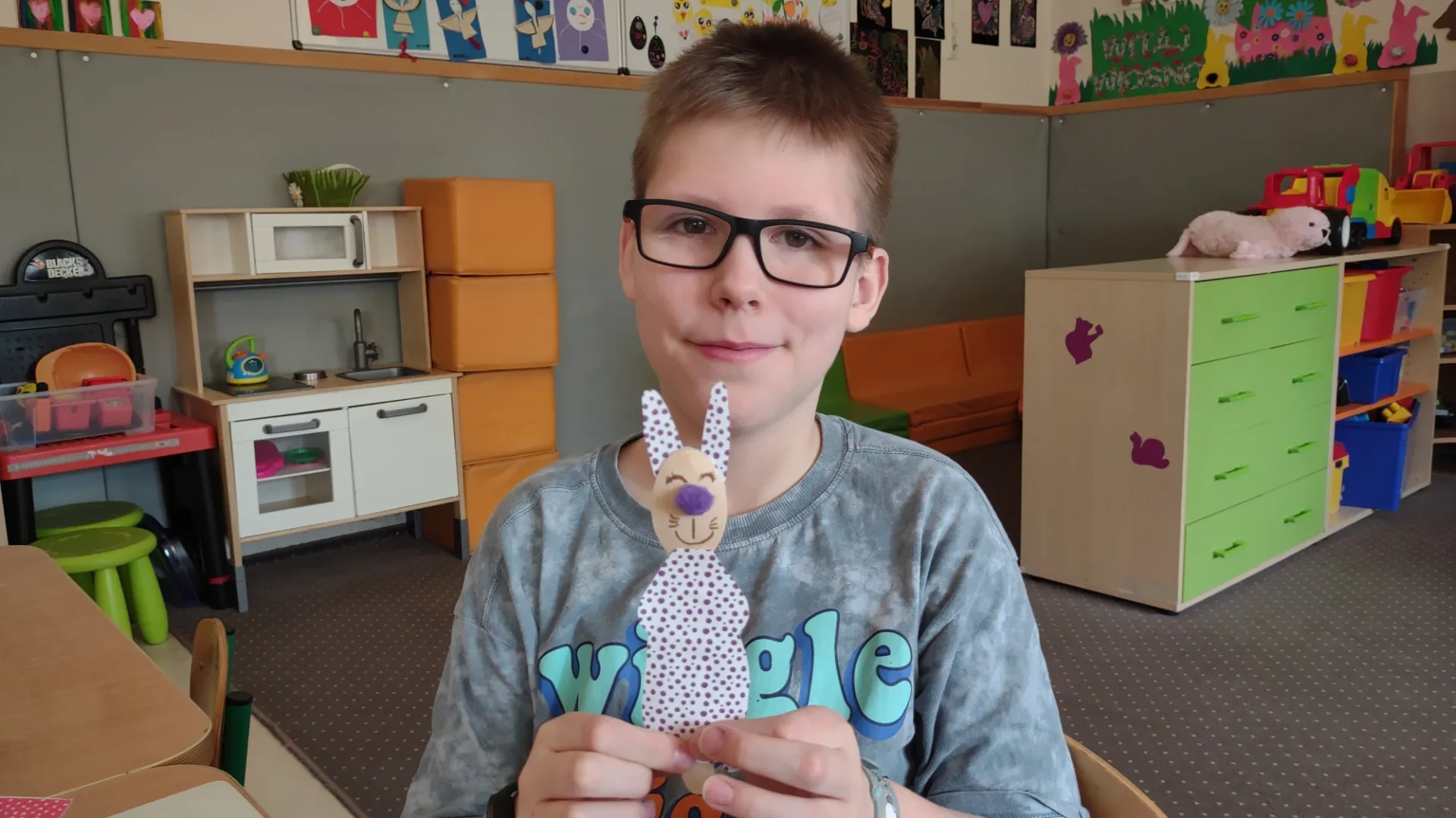 Warsztaty ozdób wielkanocnych w świetlicy szkolnej