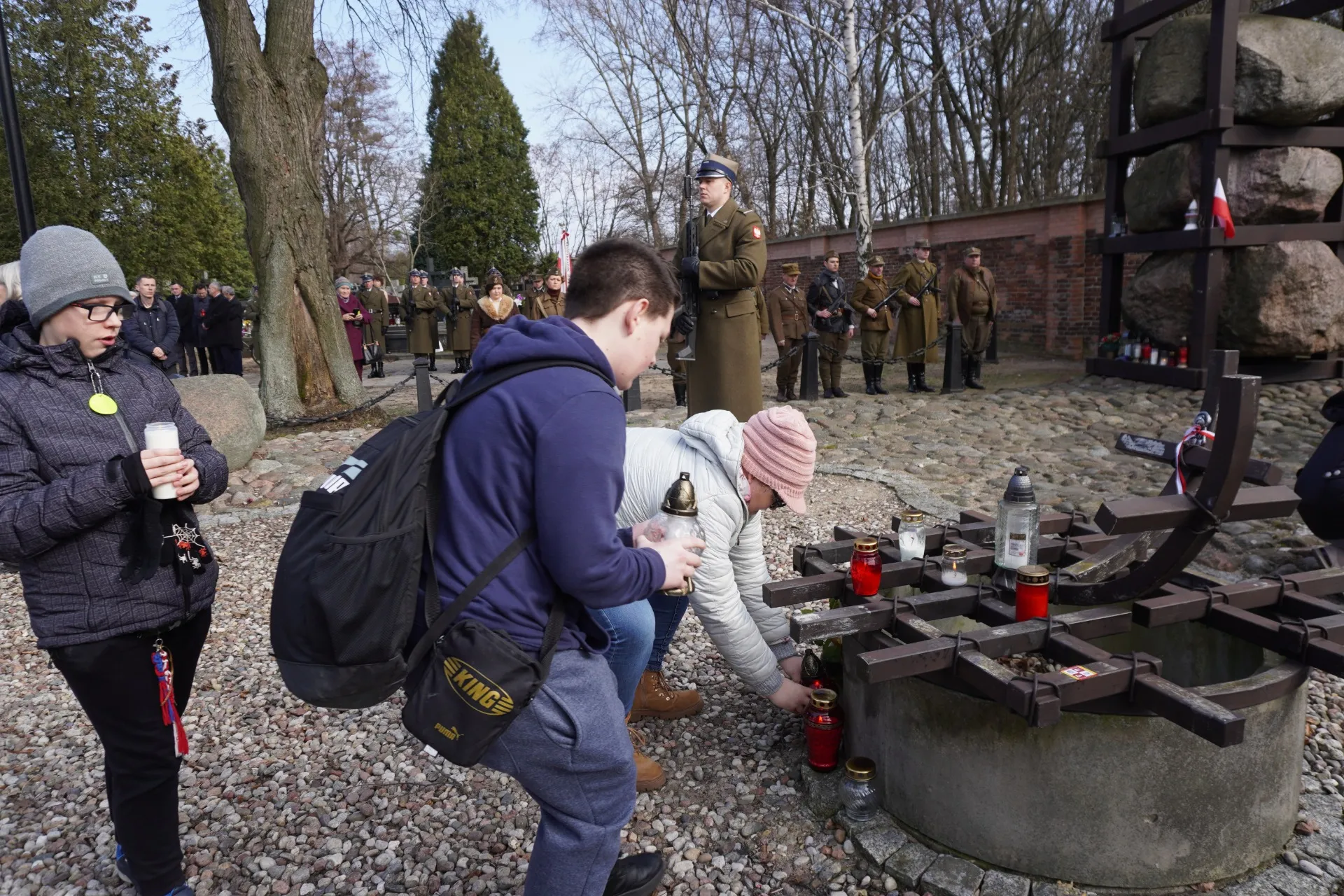 Uroczystość na Bródnowskiej Łączce