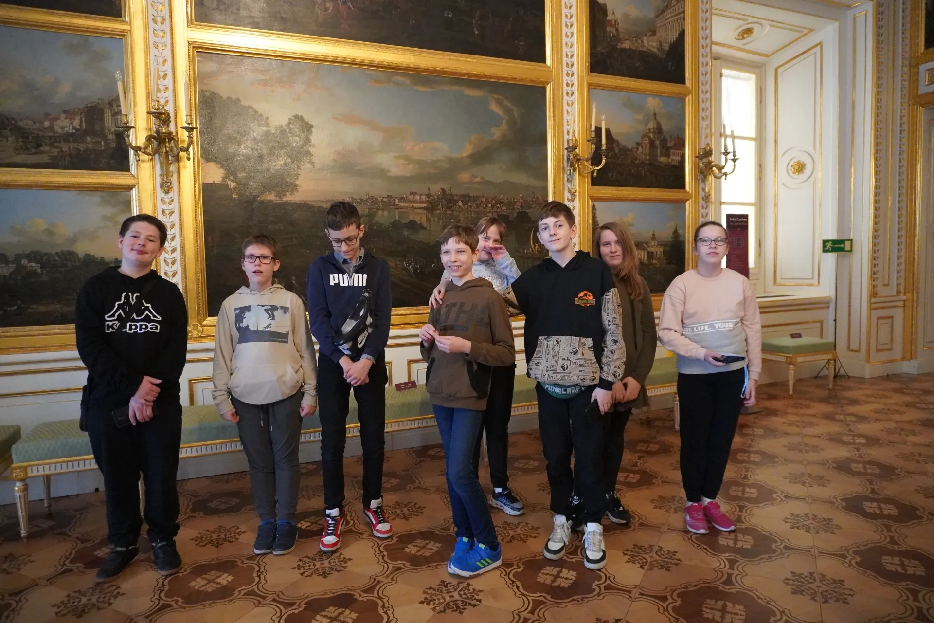 Lekcja historii w Zamku Królewskim.