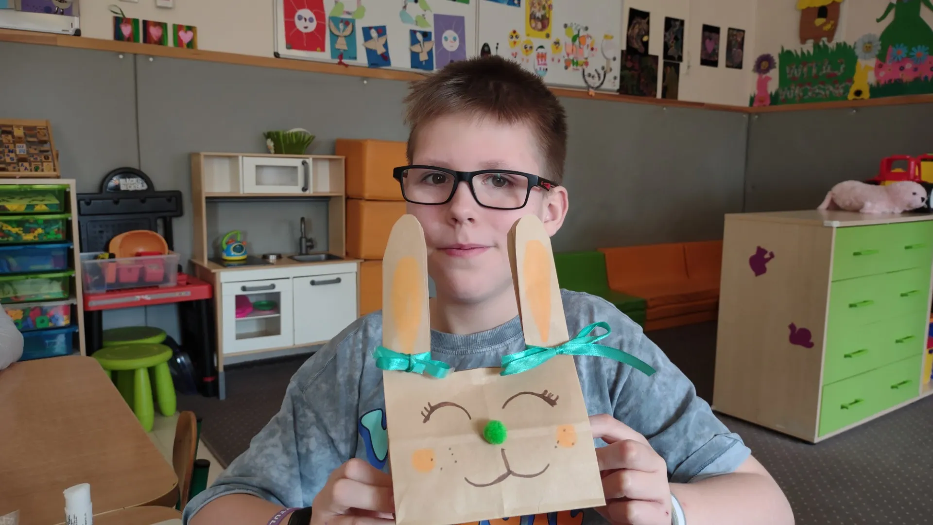 Warsztaty ozdób wielkanocnych w świetlicy szkolnej