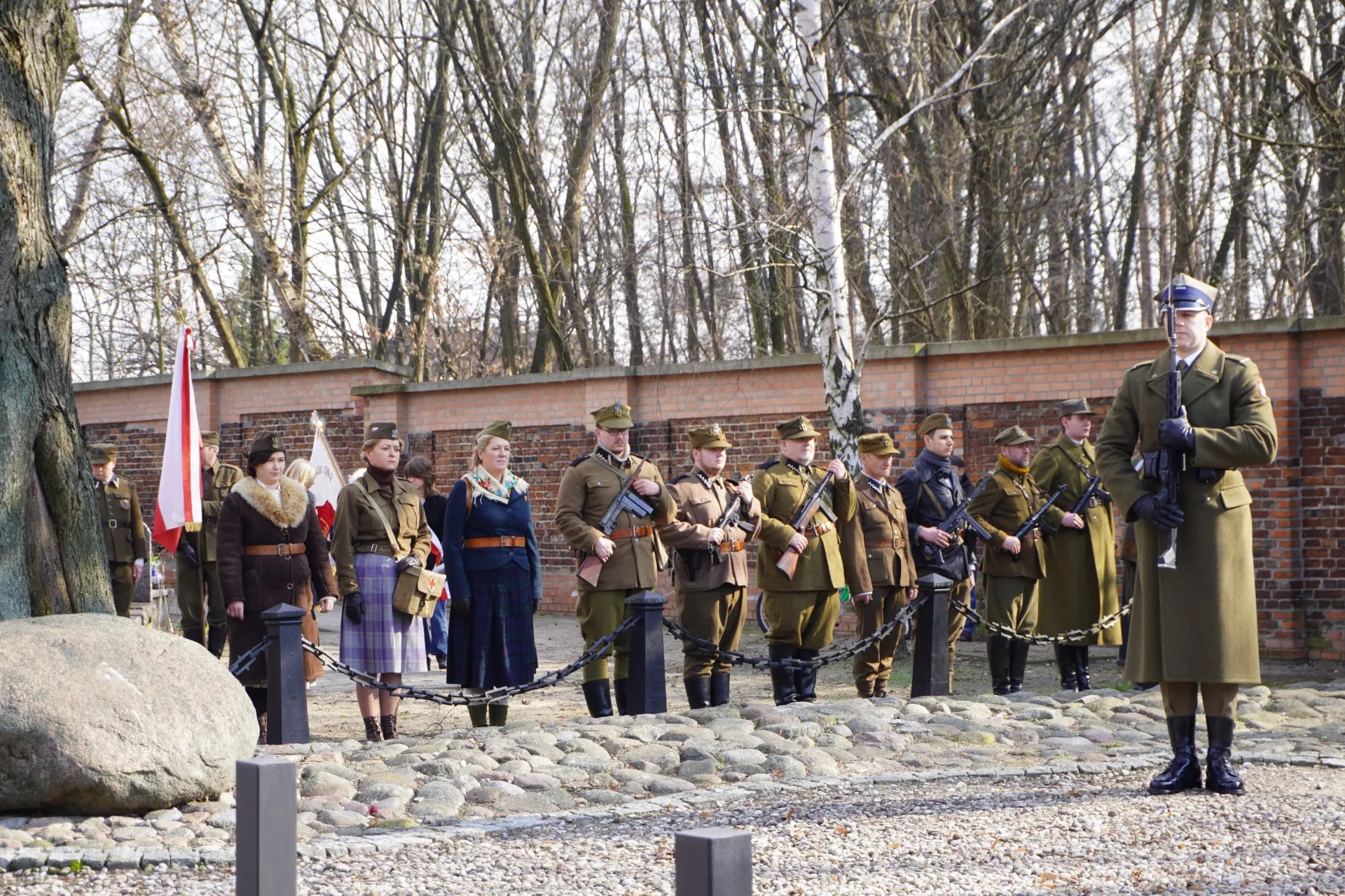 Uroczystość na Bródnowskiej Łączce