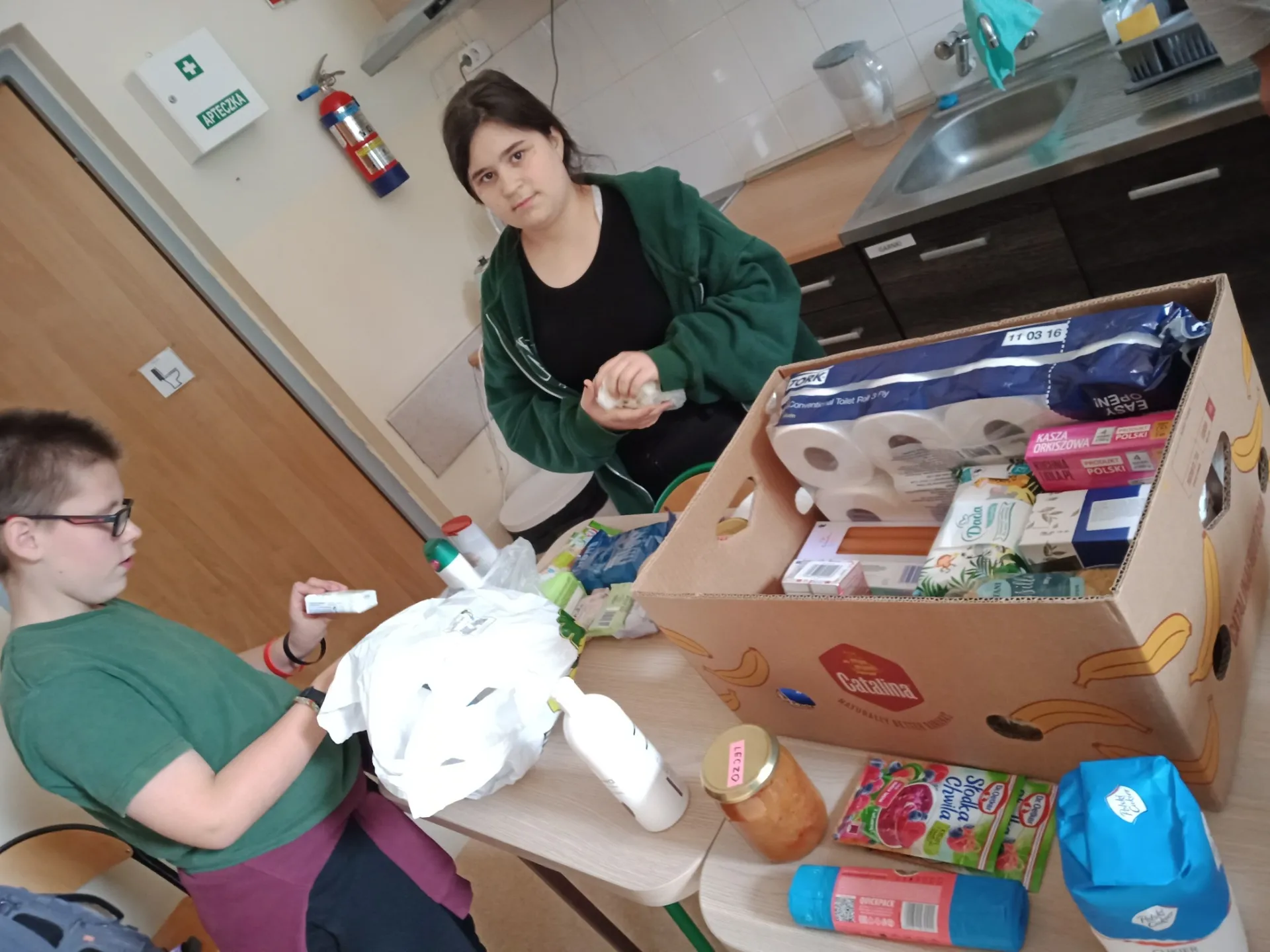 Szkolne Koło Caritas - powodzianom