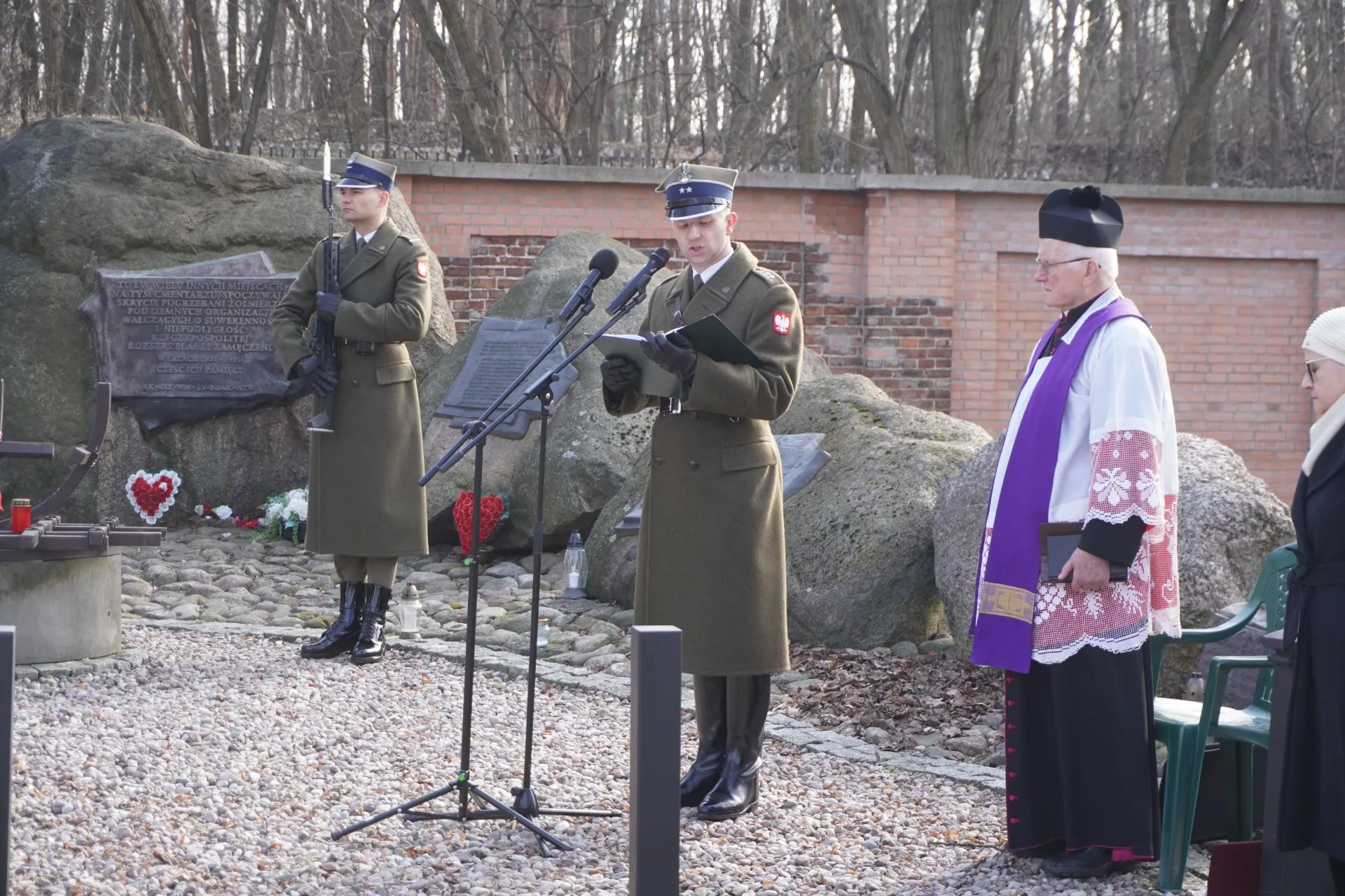 Uroczystość na Bródnowskiej Łączce