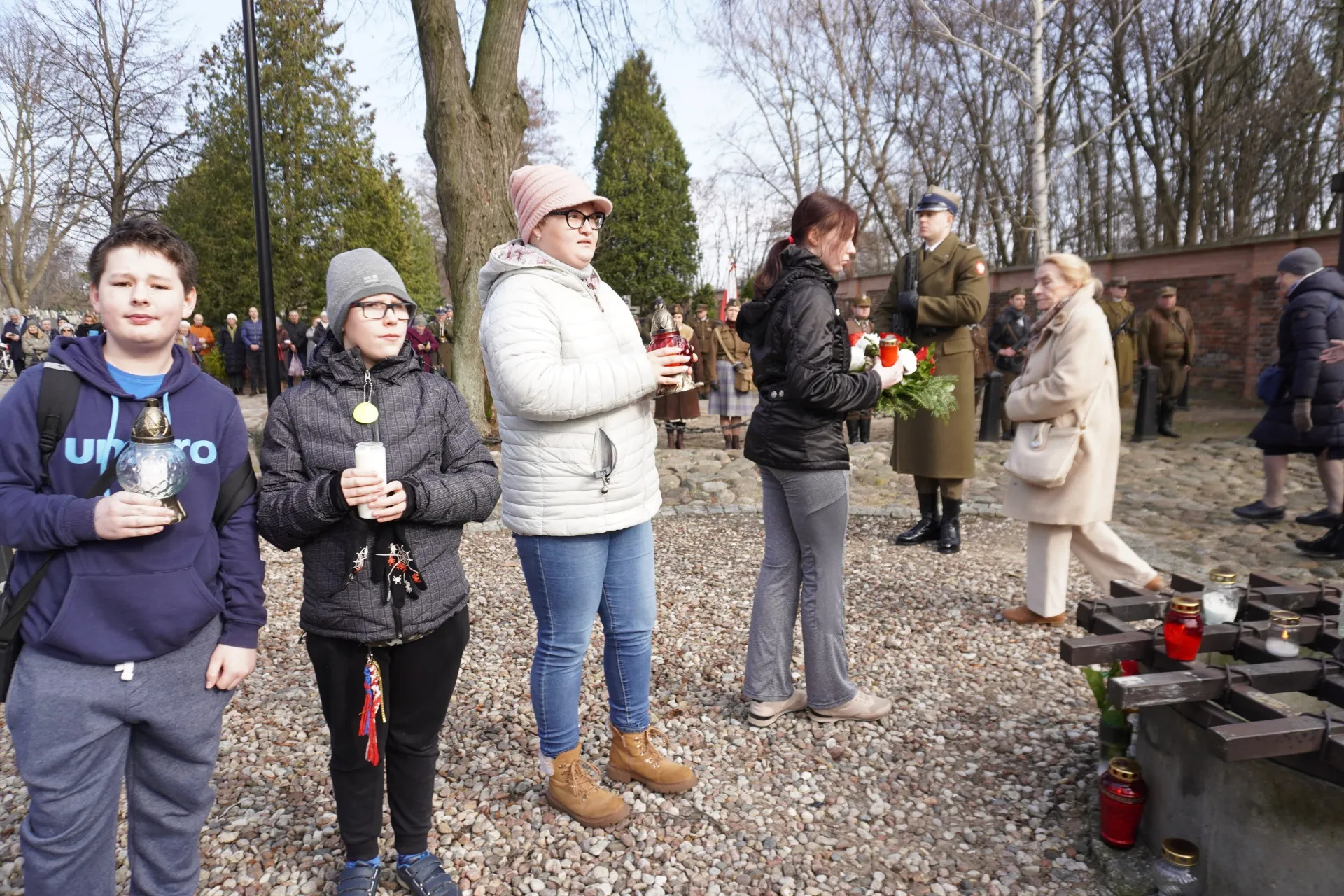 Uroczystość na Bródnowskiej Łączce