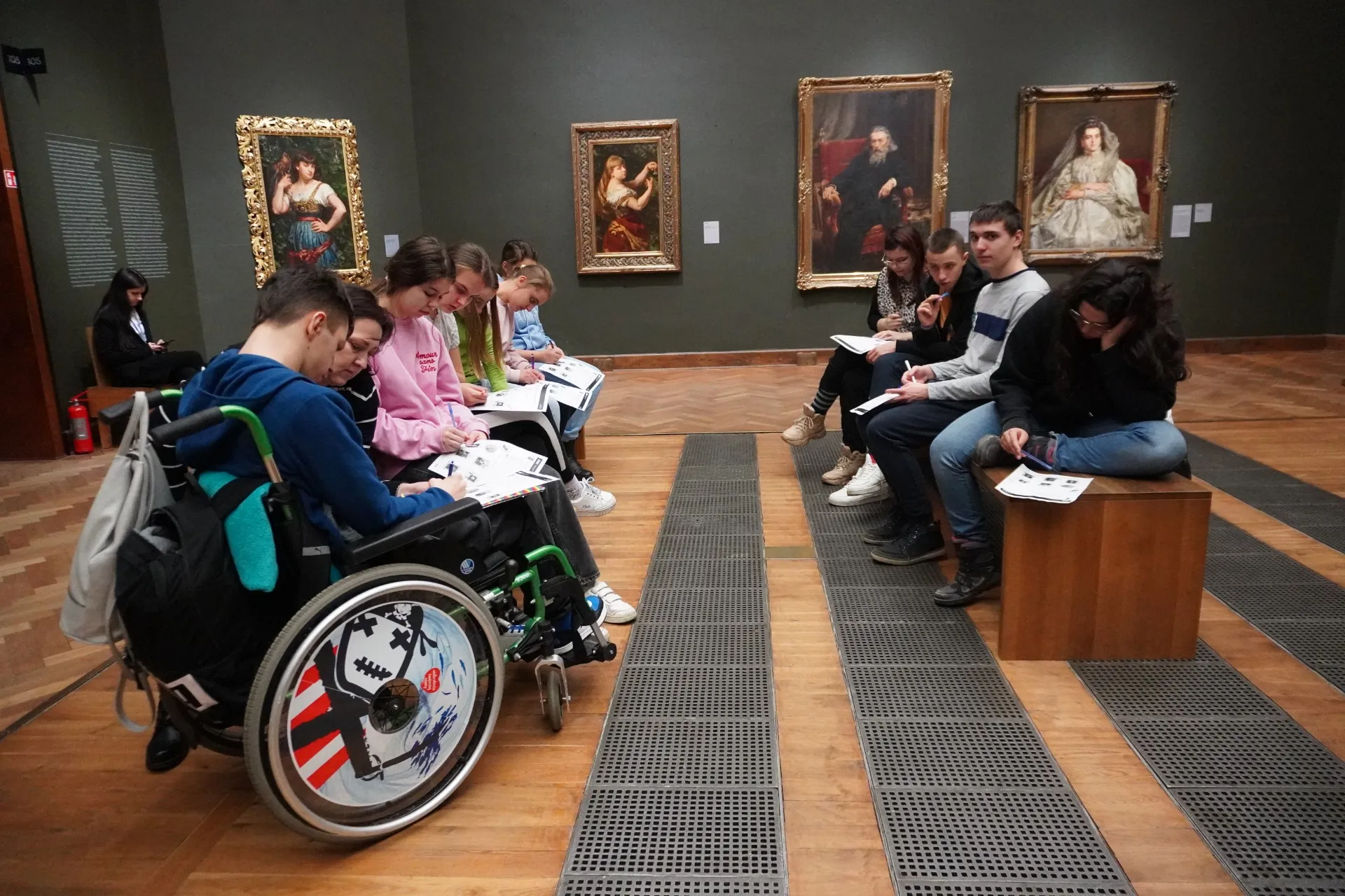 Lekcja muzealna w Muzeum Narodowym