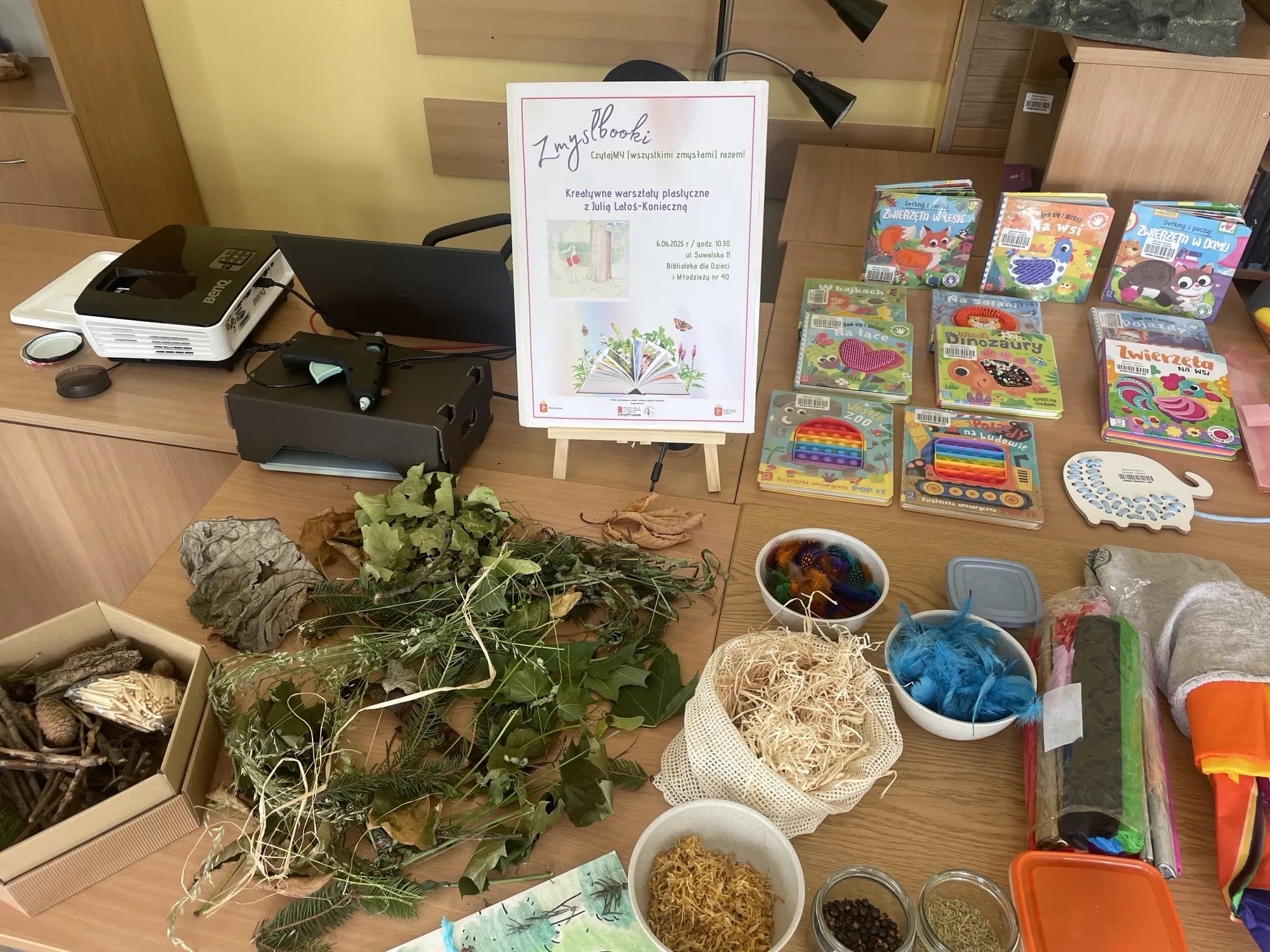 Warsztaty plastyczne z Julią Konieczną-Latoś