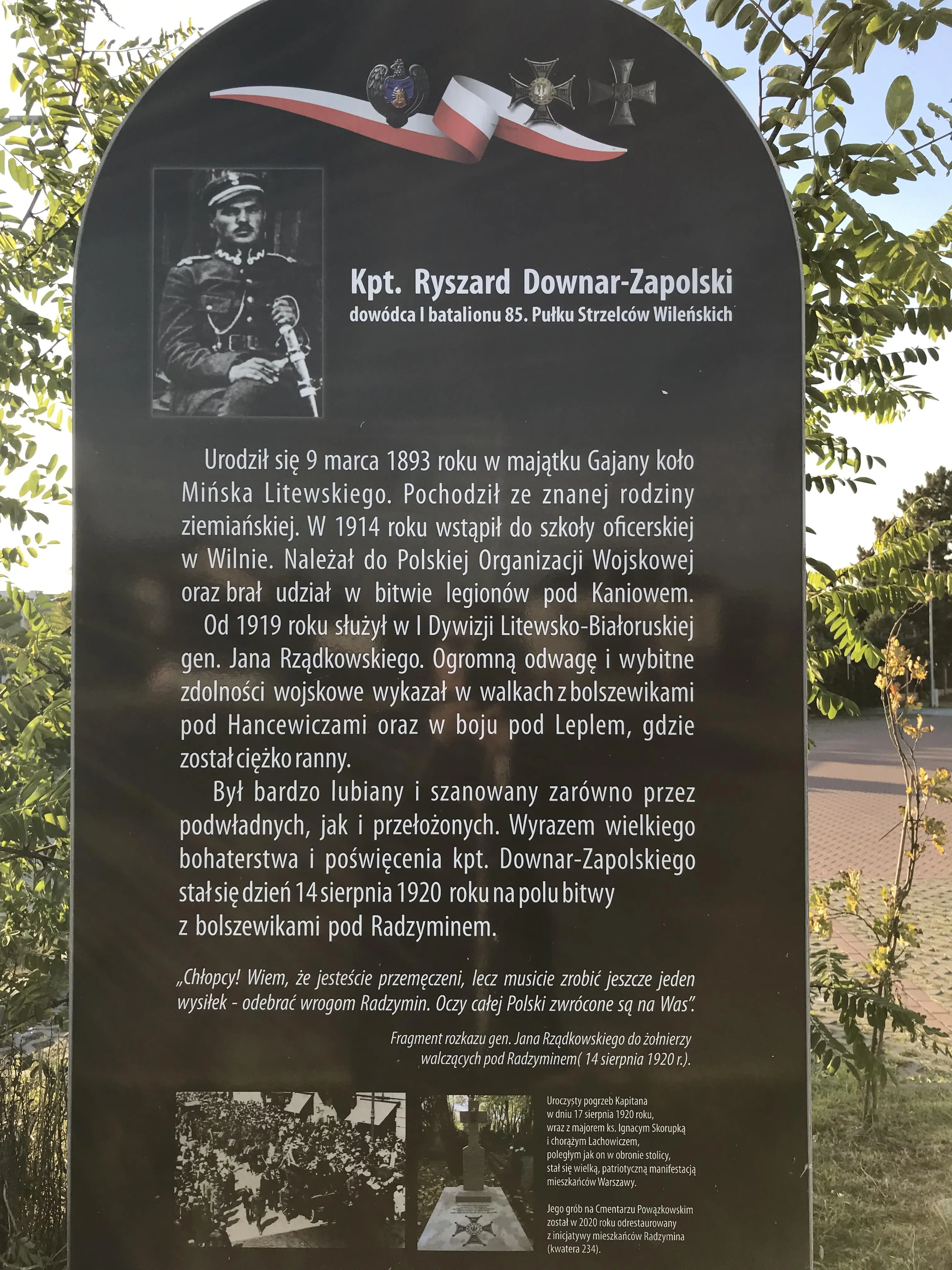 Rajd PTTK „Radzymin w czasie Bitwy Warszawskiej 1920”.