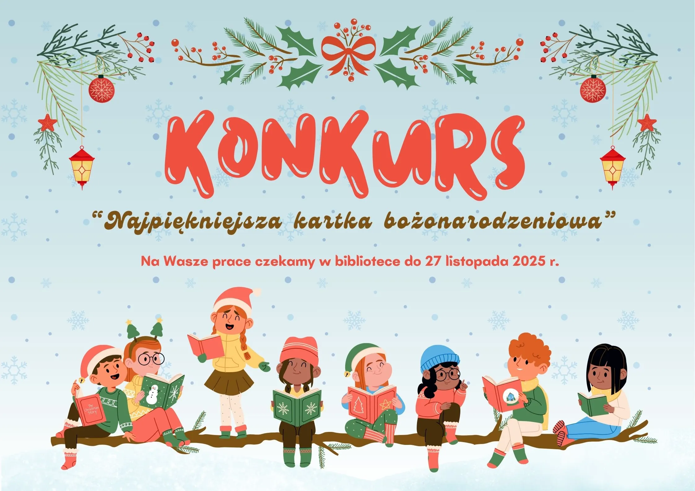 Konkurs na najpiękniejszą kartkę bożonarodzeniową