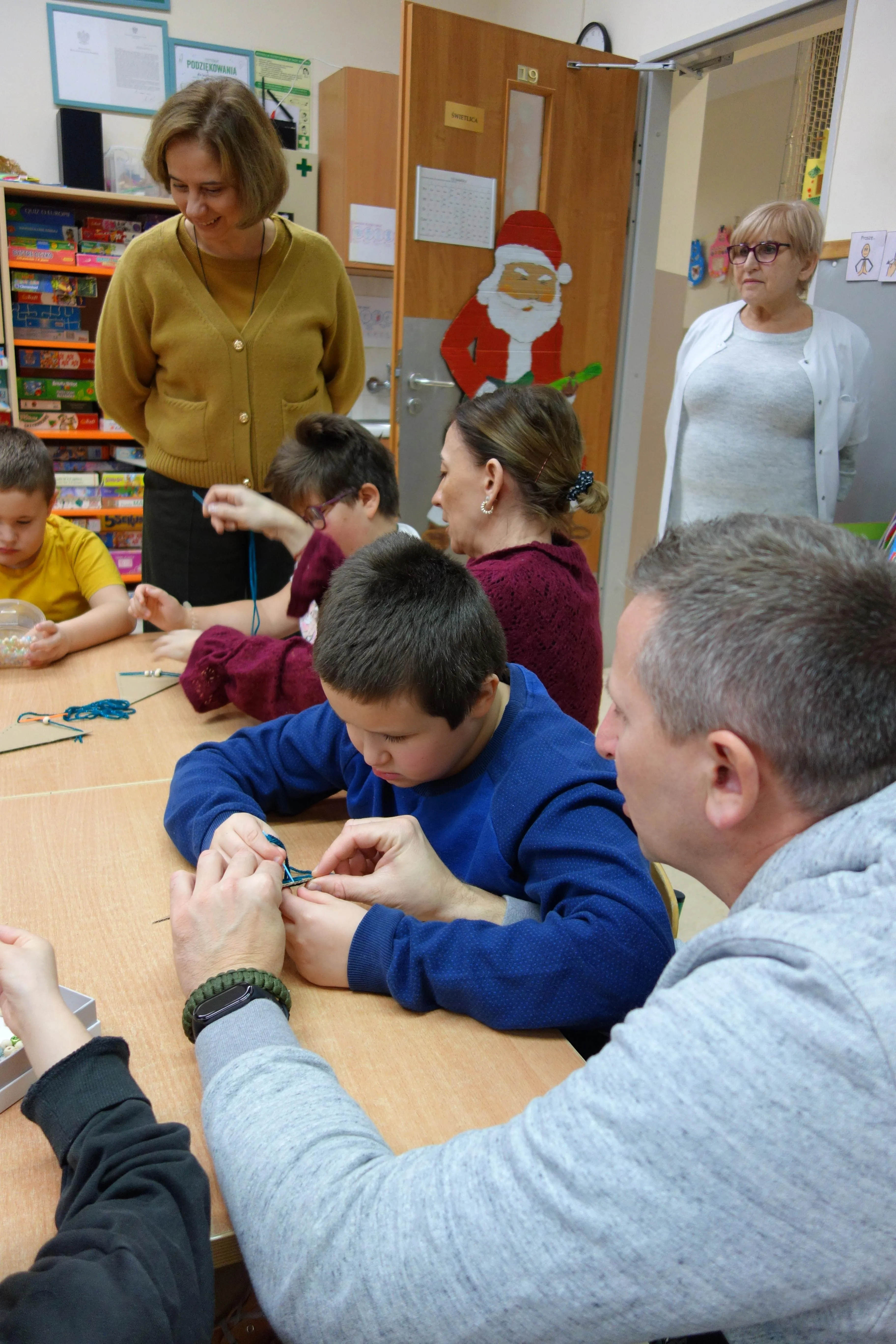 Lekcja biblioteczna -  "Choinkowe ozdoby"