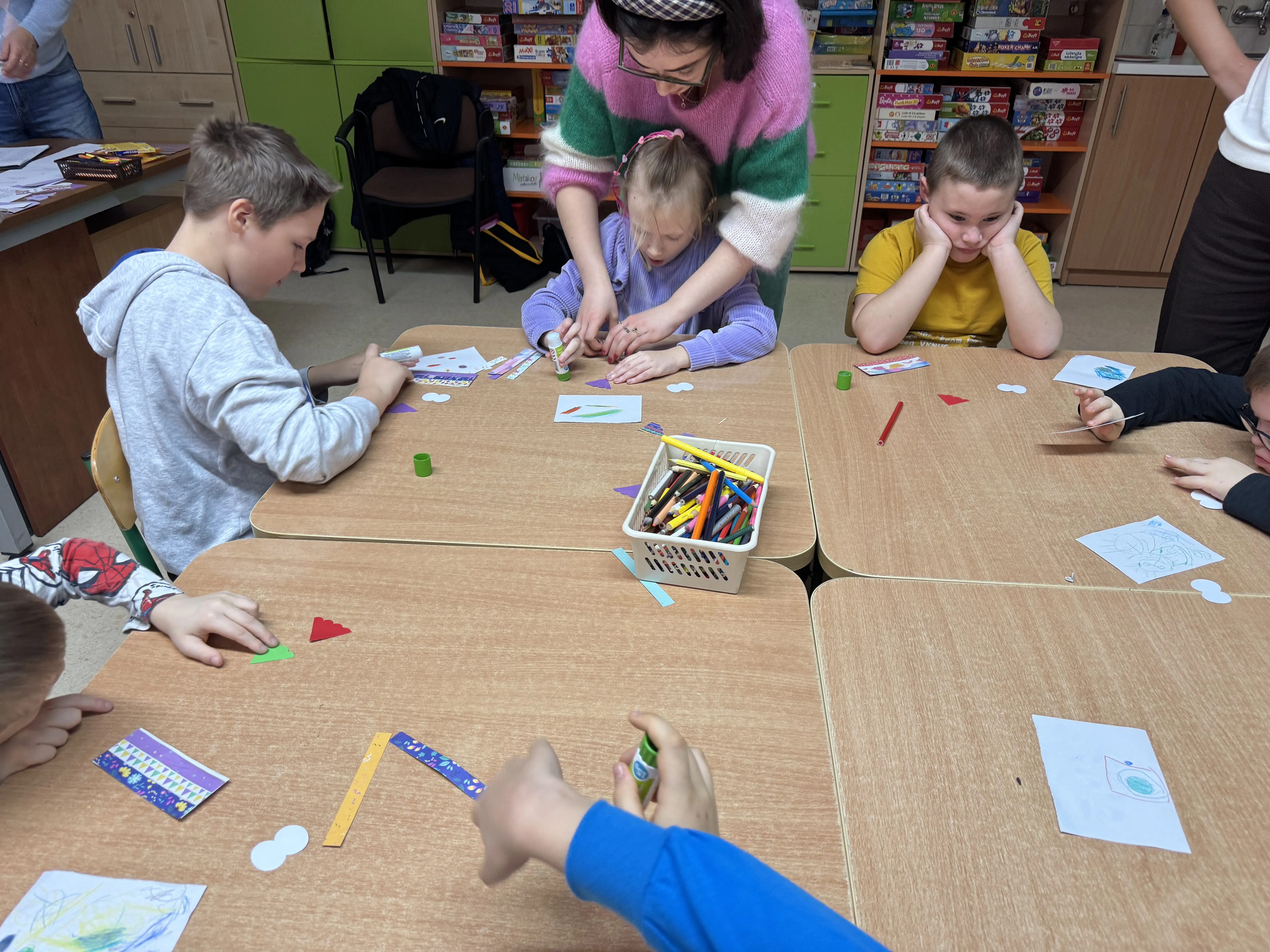 Lekcja biblioteczna - "Dzień Kolorowej Kredki"