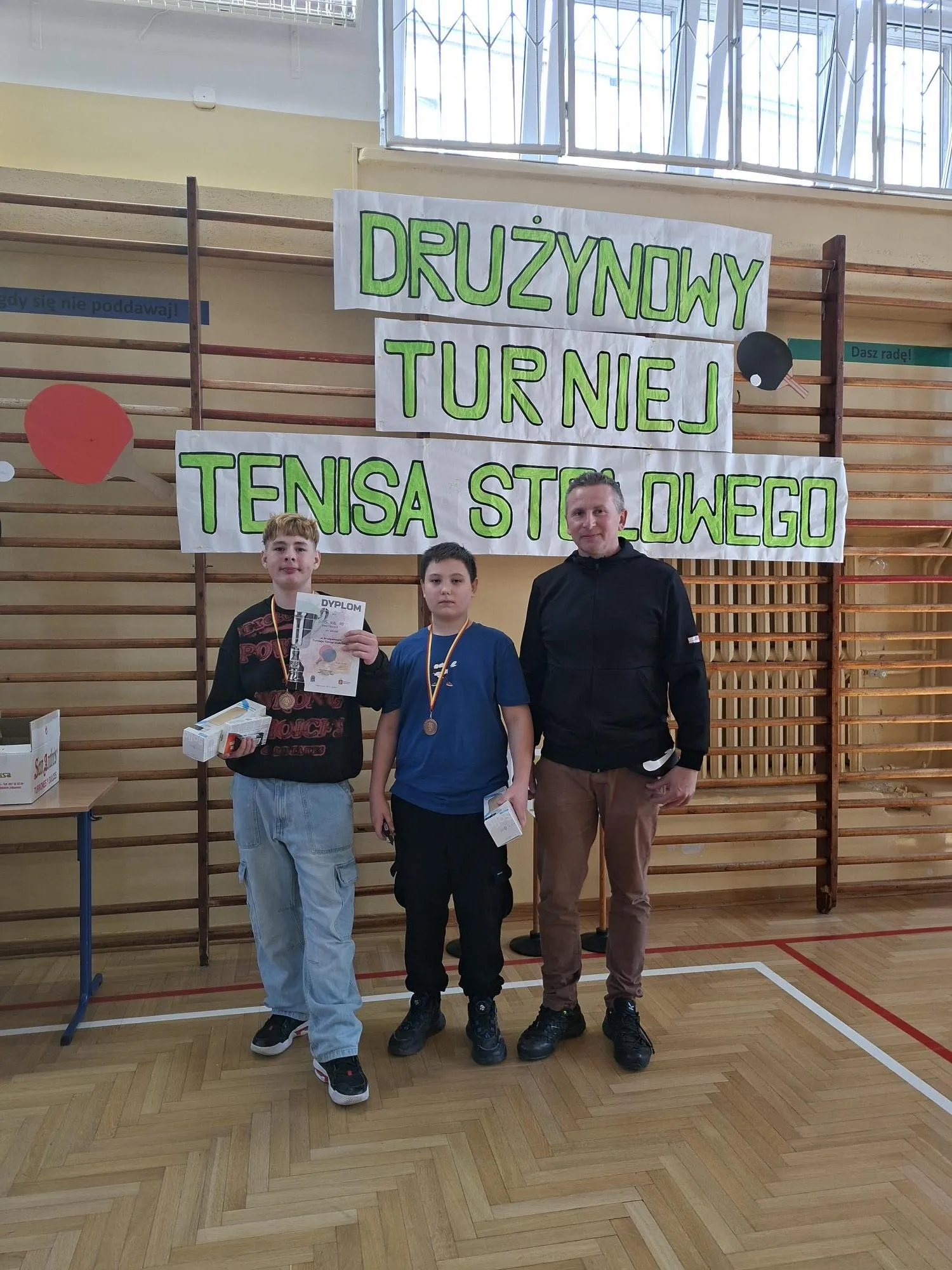 zawody Międzyszkolne w tenisie stołowym. 