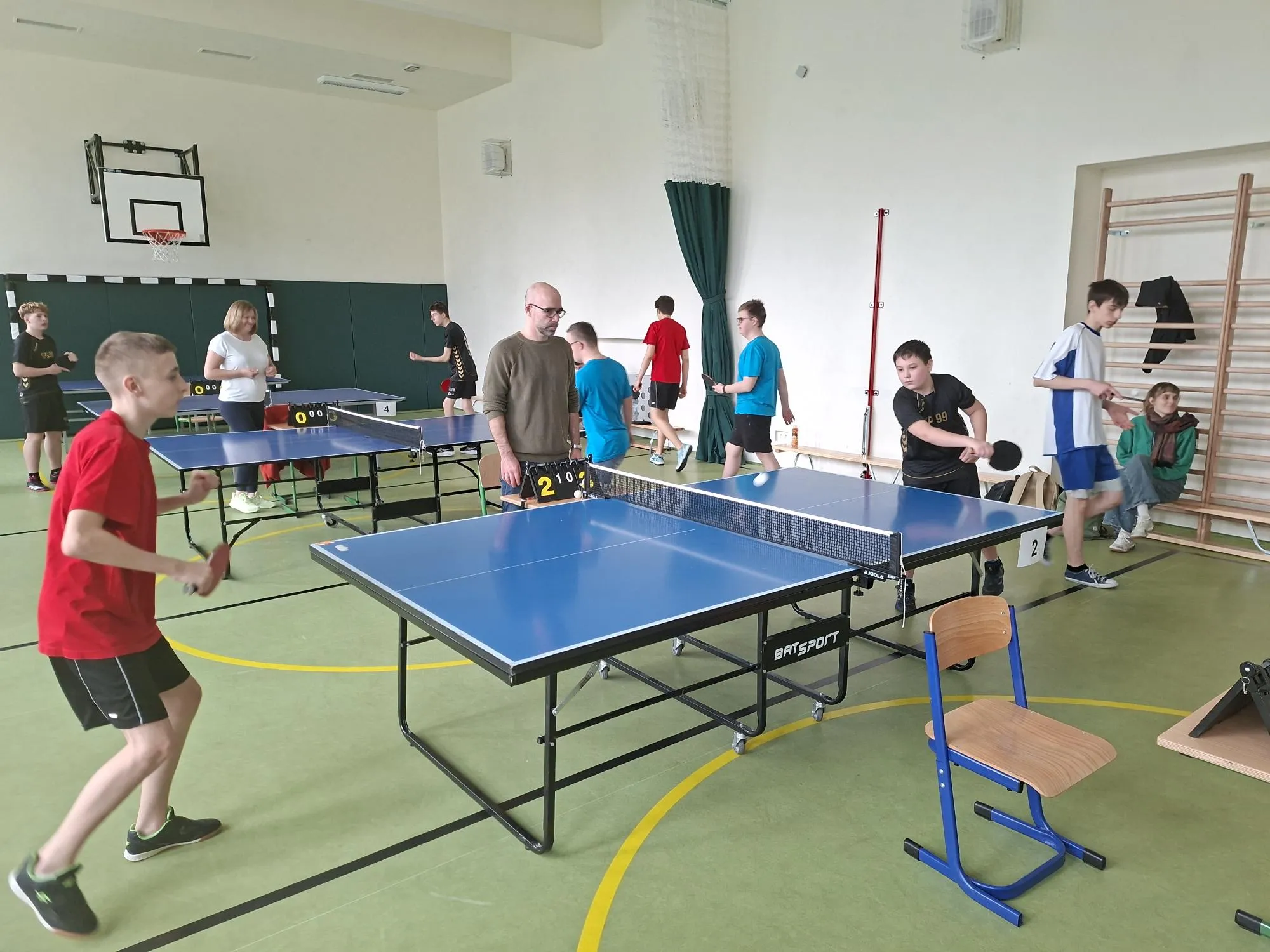 Międzyszkolne zawody w tenisie stołowym