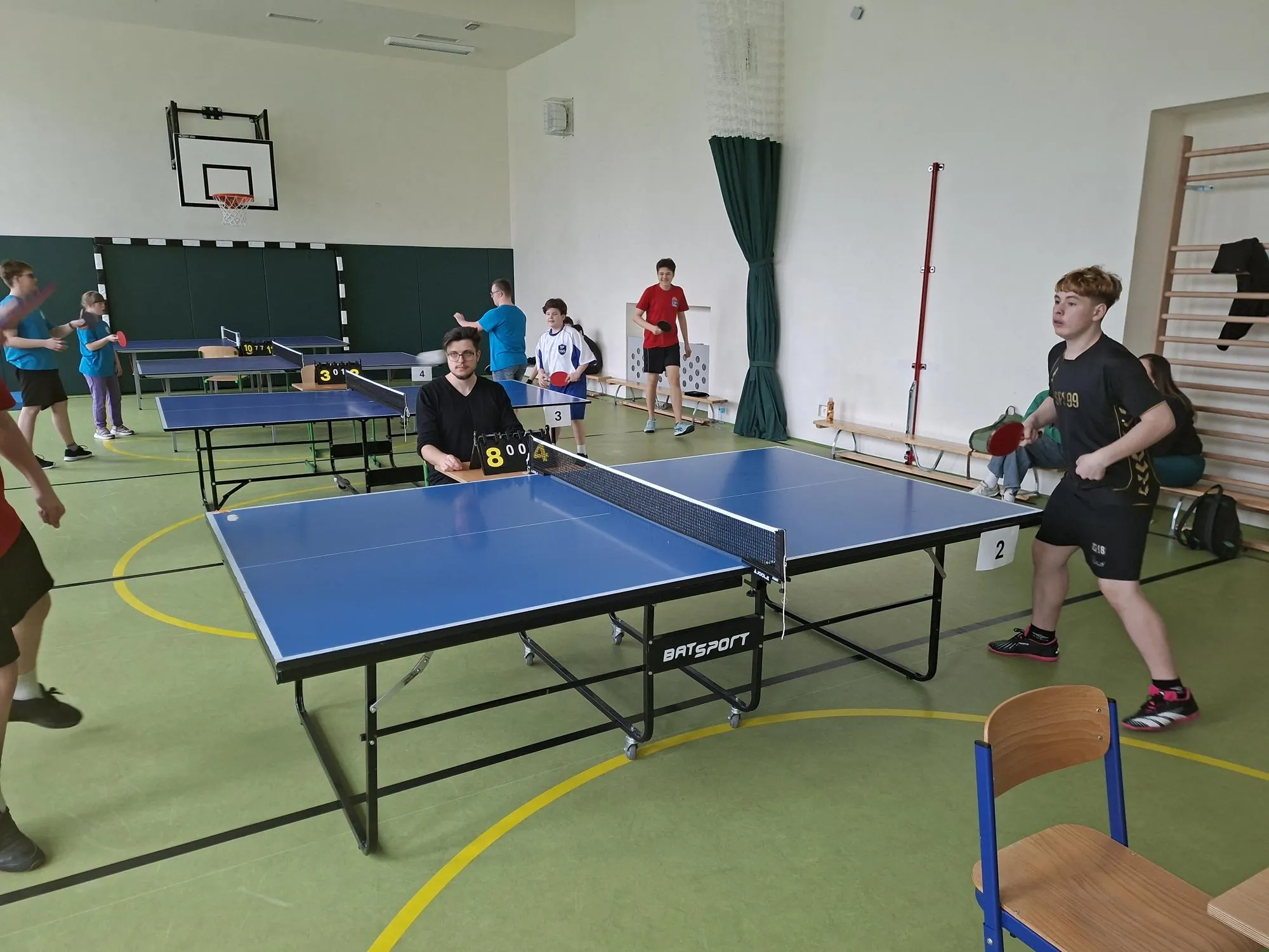 Międzyszkolne zawody w tenisie stołowym