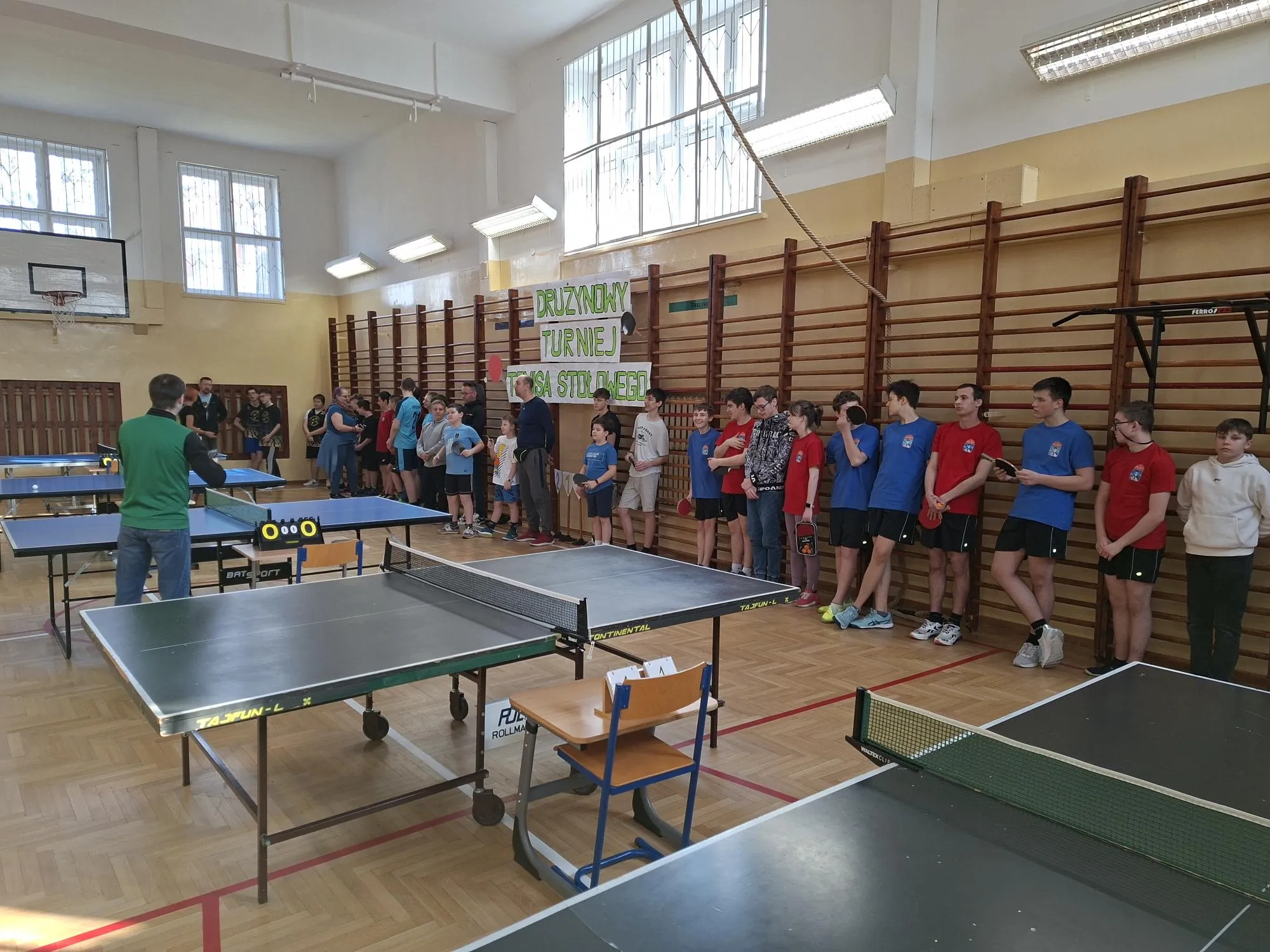 zawody Międzyszkolne w tenisie stołowym. 