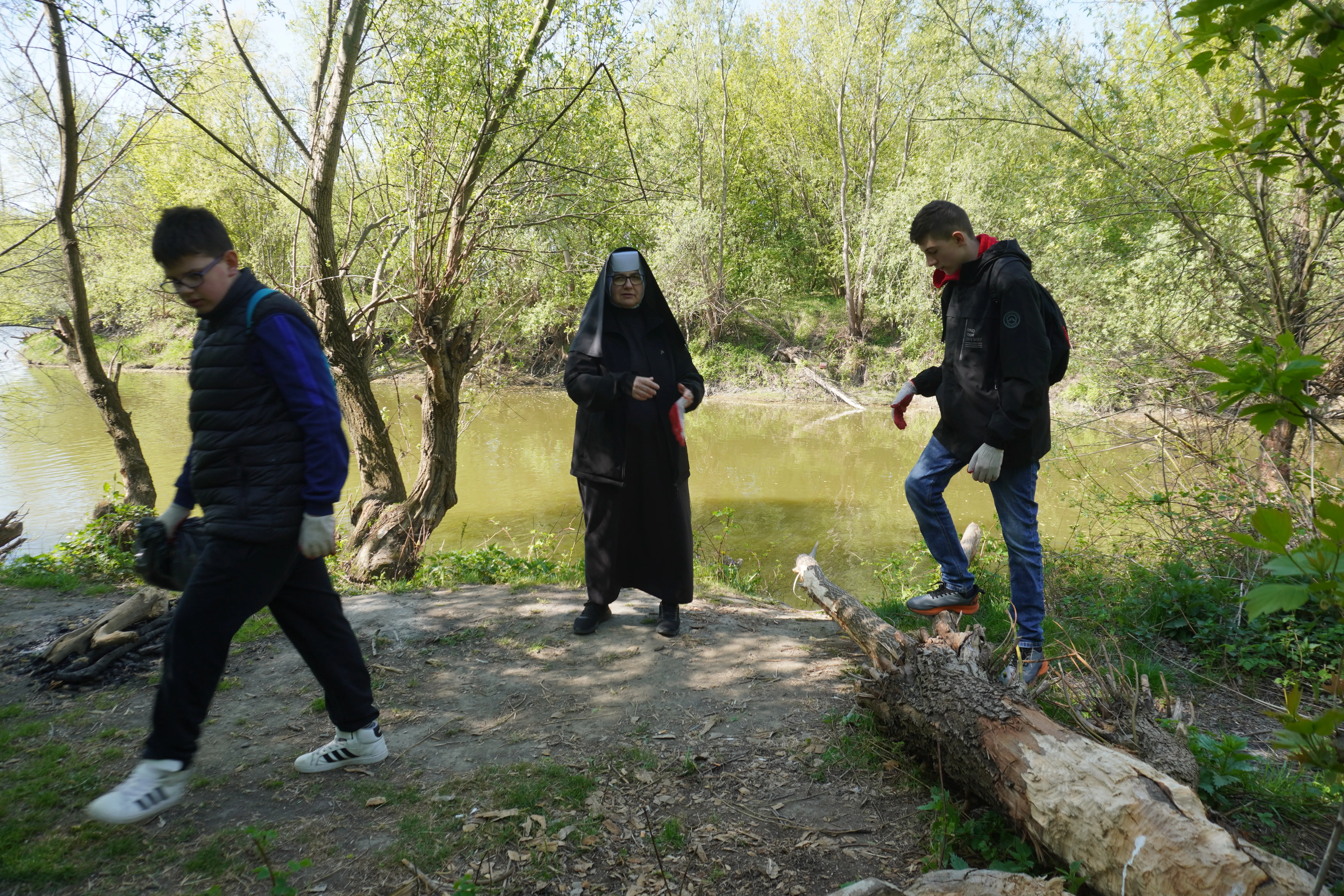 Sprzątanie doliny Wisły