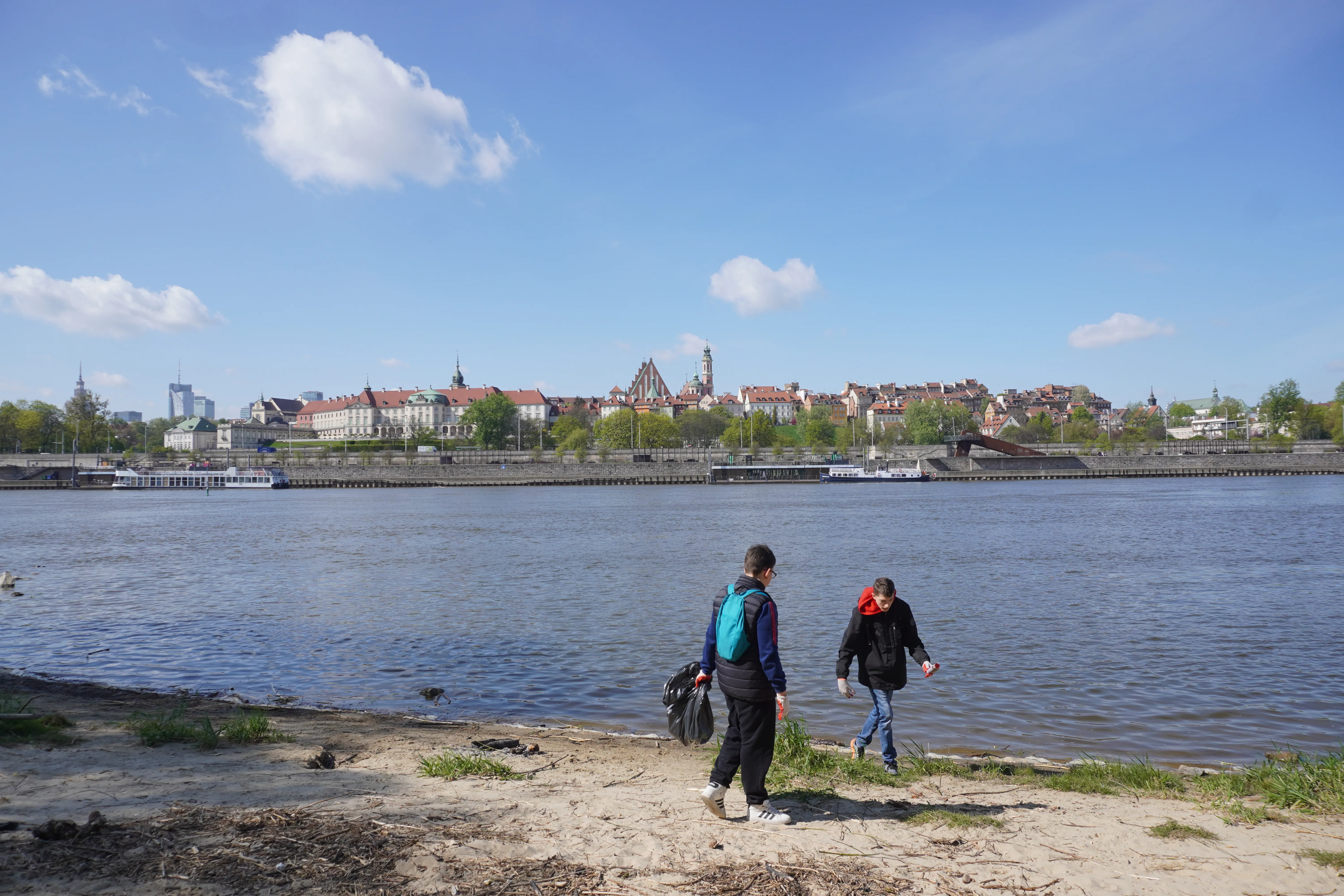 Sprzątanie doliny Wisły