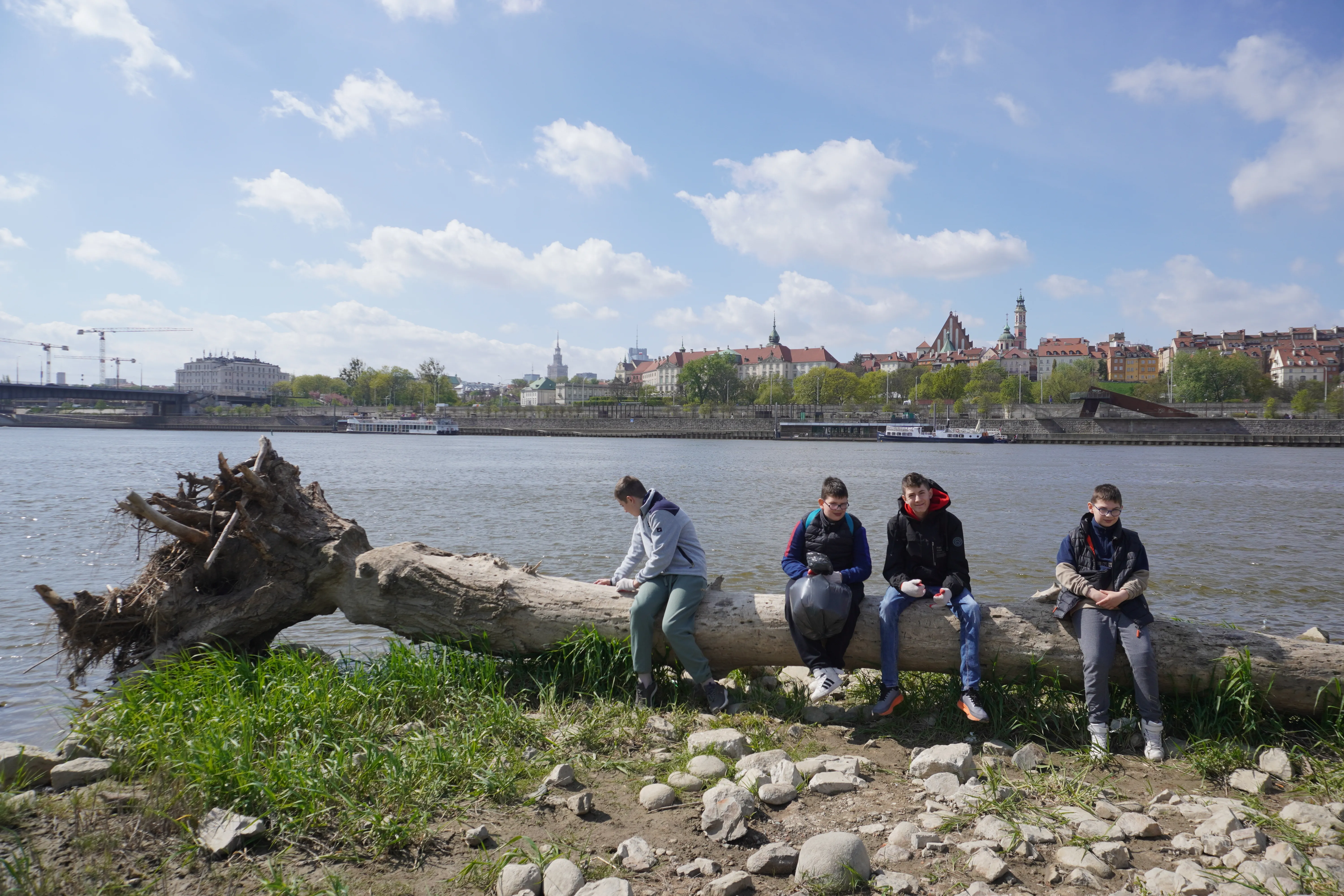 Sprzątanie doliny Wisły
