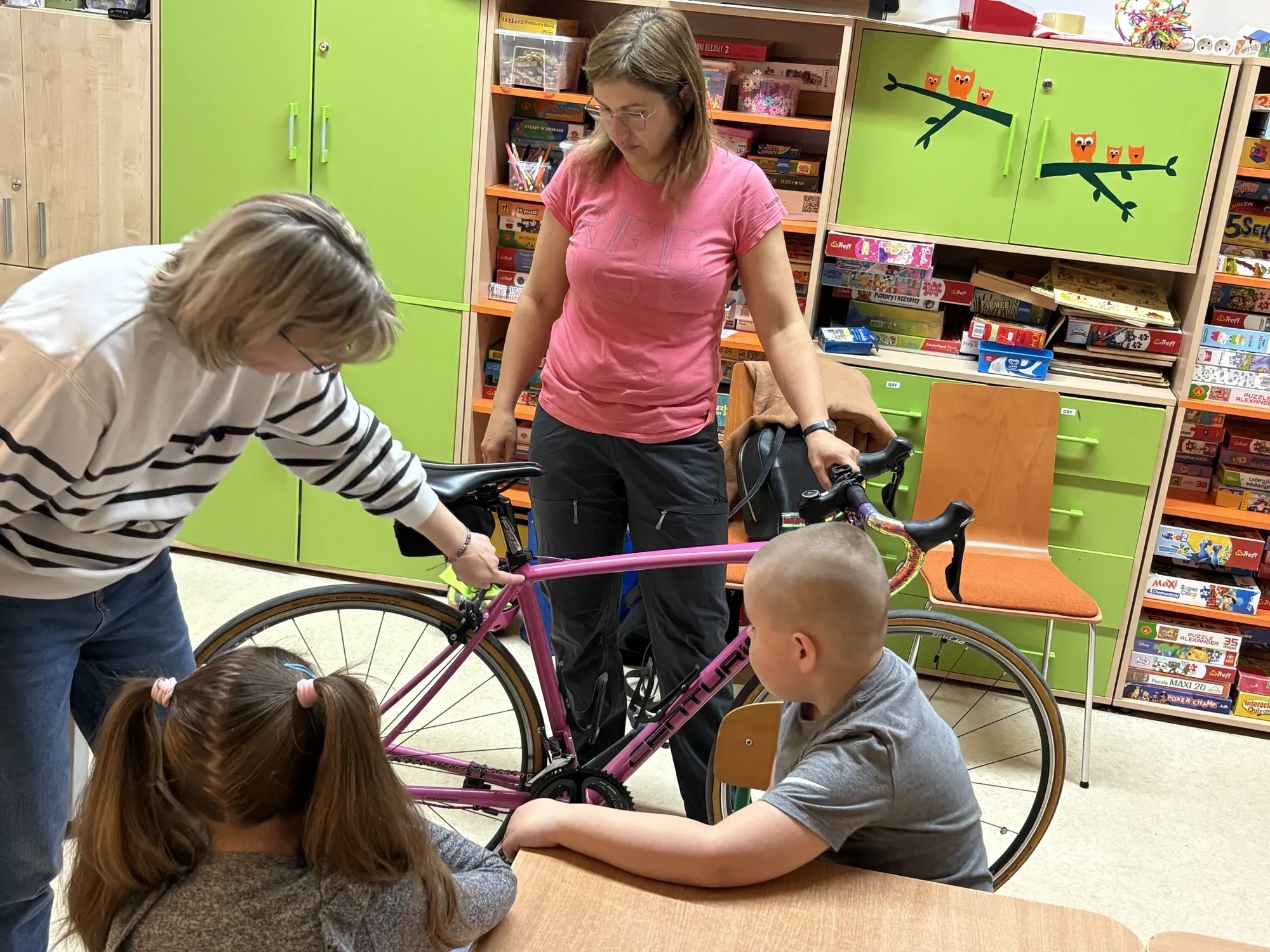 Zajęcia biblioteczne -  "Rowerowy Maj"