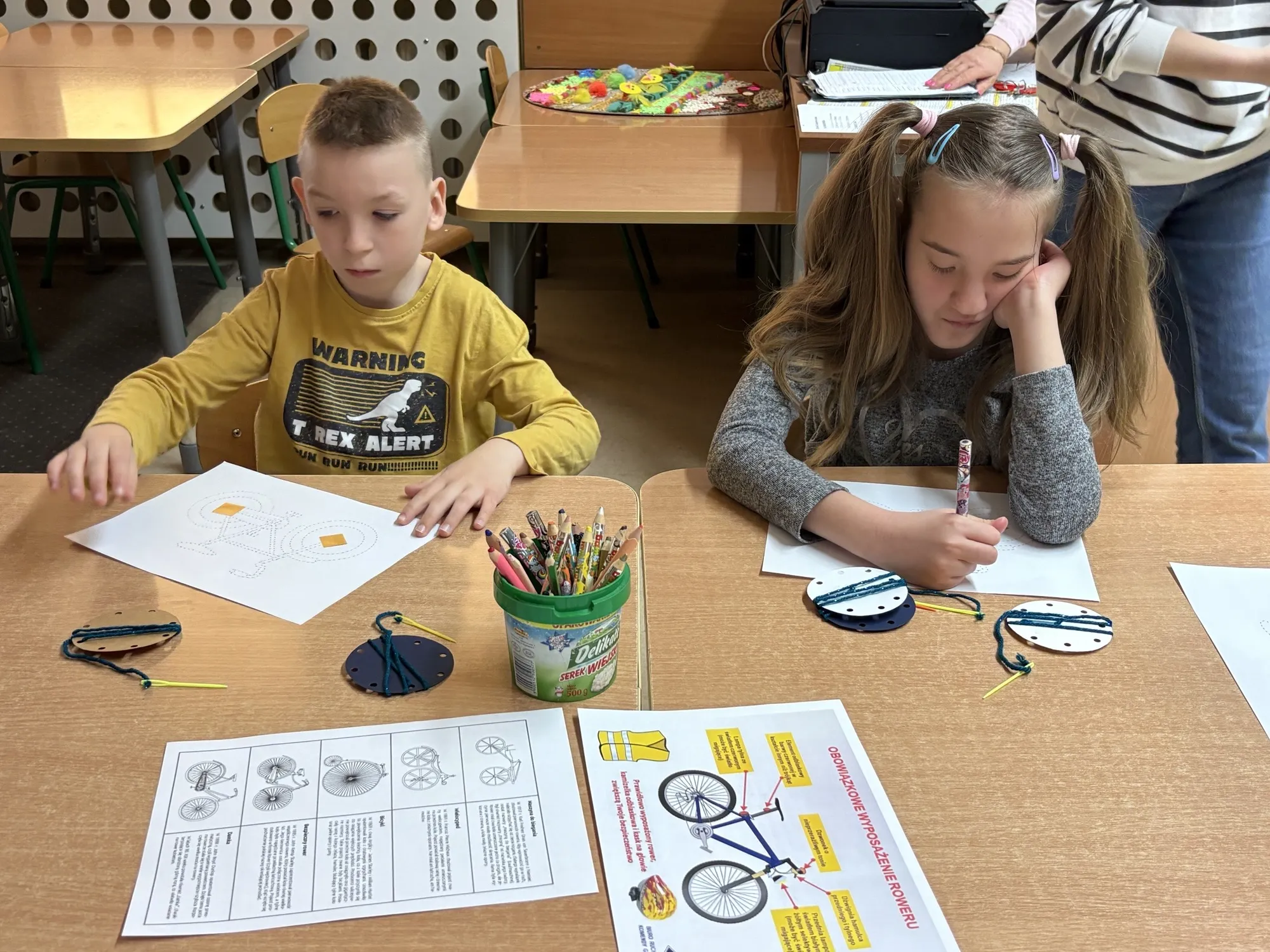 Zajęcia biblioteczne -  "Rowerowy Maj"