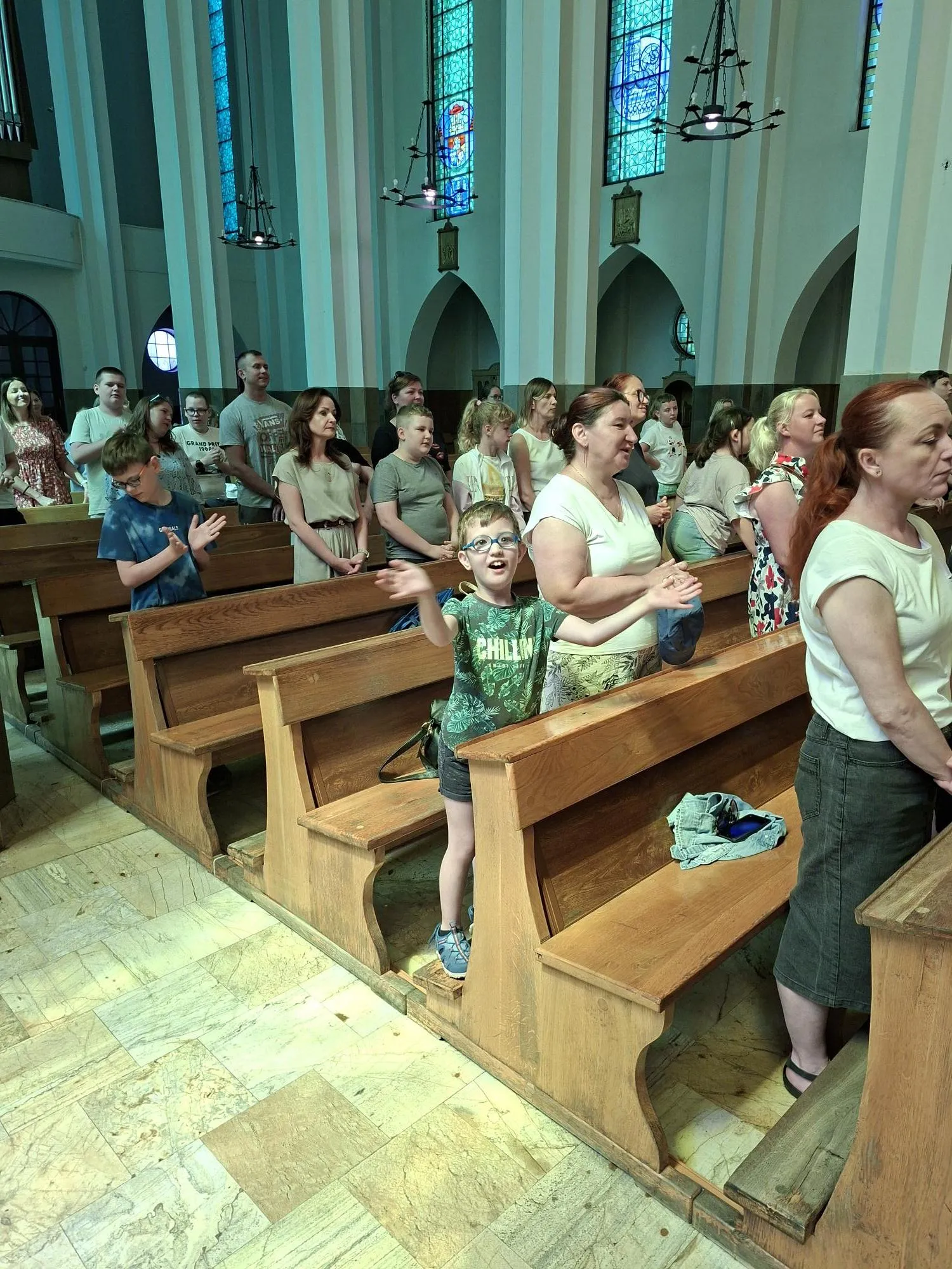 Msza Święta na zakończenie roku szkolnego.