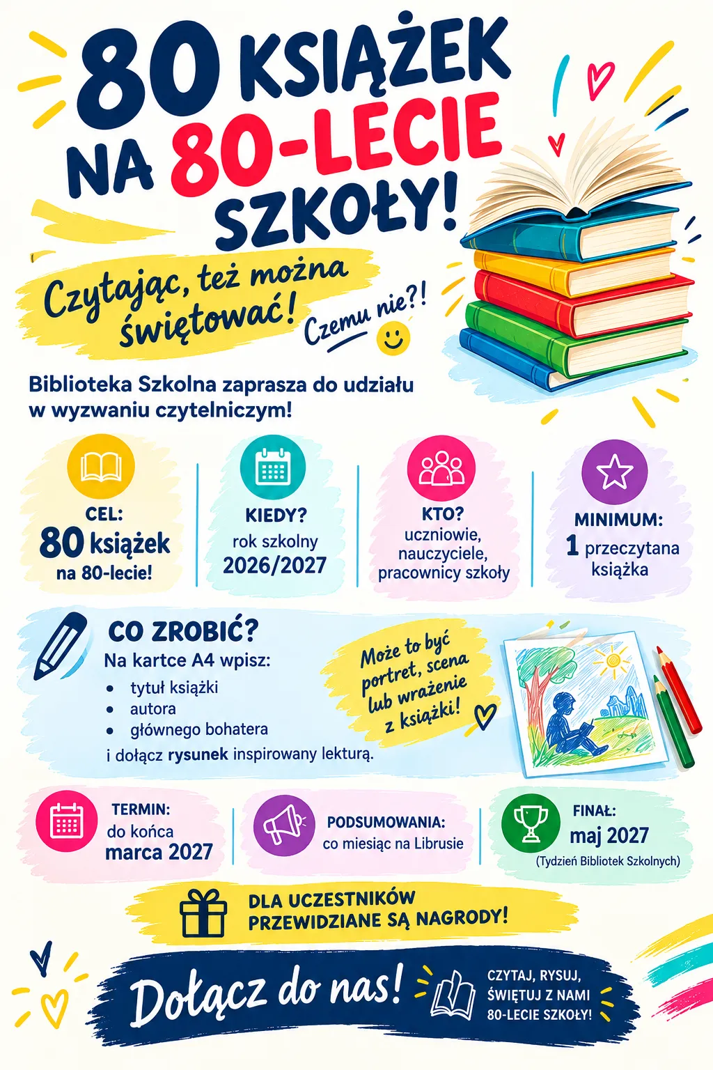 80 książek
