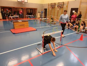 Zawody dla klas 1-3 "W zdrowym ciele zdrowy duch"