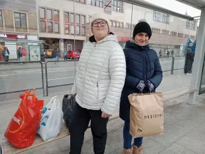 Zbiórka ciepłych rzeczy.