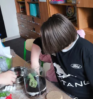 Las w soiku w wykonaniu uczniów klasy 1A