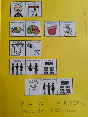 Wspólne życzenia dla klas.