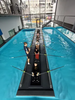 Warsztaty w Warszawskim Towarzystwie Wioślarskim.