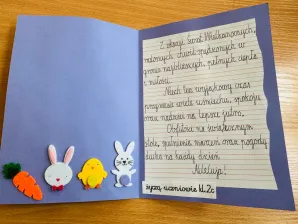 Wspólne życzenia dla klas.