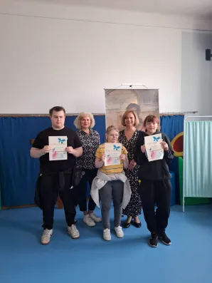 Motyl wiosną malowany