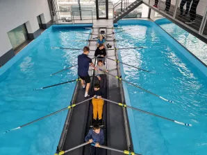 Warsztaty w Warszawskim Towarzystwie Wioślarskim.