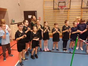 Zawody dla klas 1-3 "W zdrowym ciele zdrowy duch"