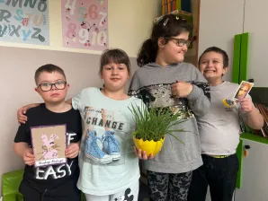 Wspólne życzenia dla klas.