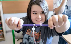 Kolejne piątki z eksperymentami w klasie 1a