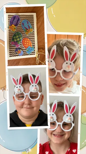 Wspólne życzenia dla klas.