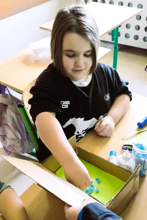 Model 3D- Obieg wody w przyrodzie.