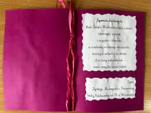 Wspólne życzenia dla klas.