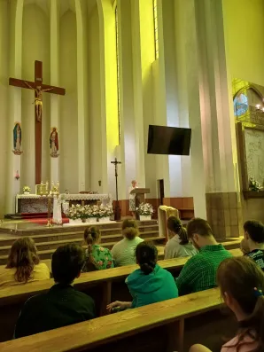 Msza św. na zakończenie roku szkolnego