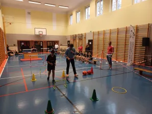 Zawody dla klas 1-3 "W zdrowym ciele zdrowy duch"