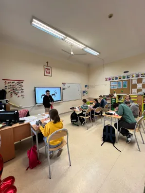 Lekcja o reniferach – wykład przygotowany przez Alana z klasy 6