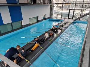 Warsztaty w Warszawskim Towarzystwie Wioślarskim.