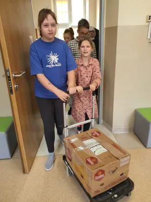 Szkolne Koło Caritas - powodzianom