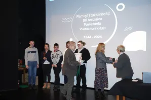 Podsumowanie i zakończenie projektu edukacyjnego „Pamięć i tożsamość. 80 rocznica Powstania Warszawskiego”.