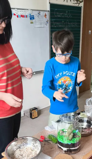 Las w soiku w wykonaniu uczniów klasy 1A